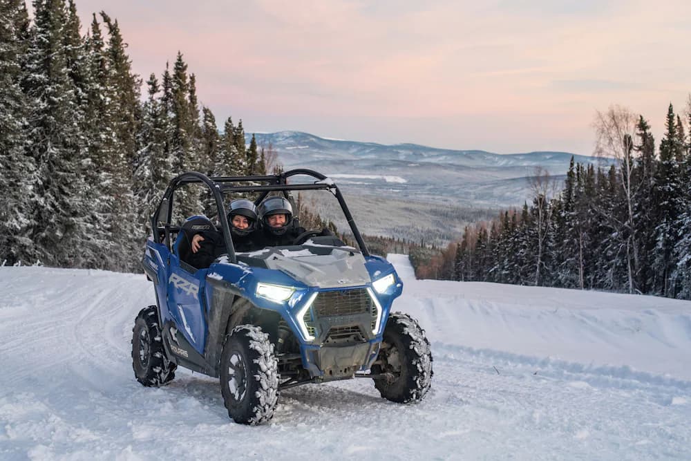 Snowmobiling