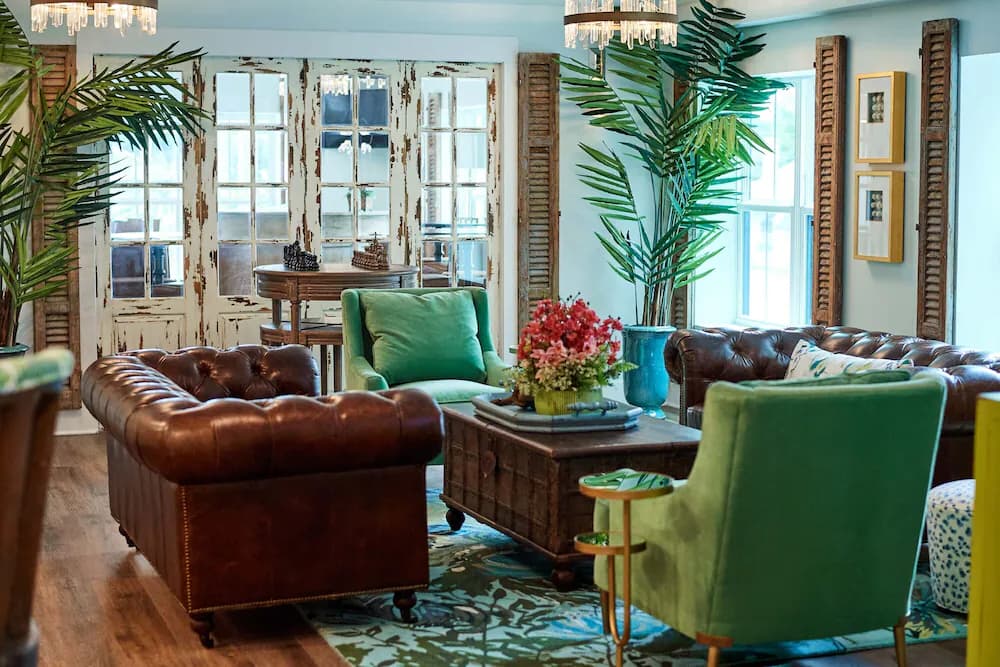 Lobby sitting area
