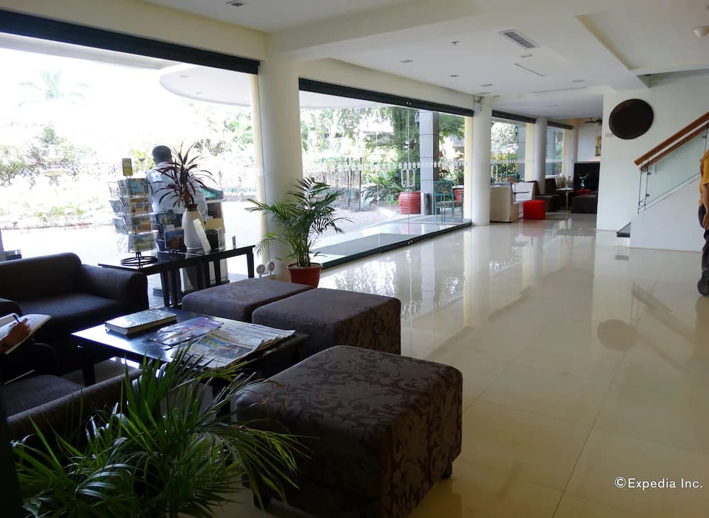 Lobby sitting area