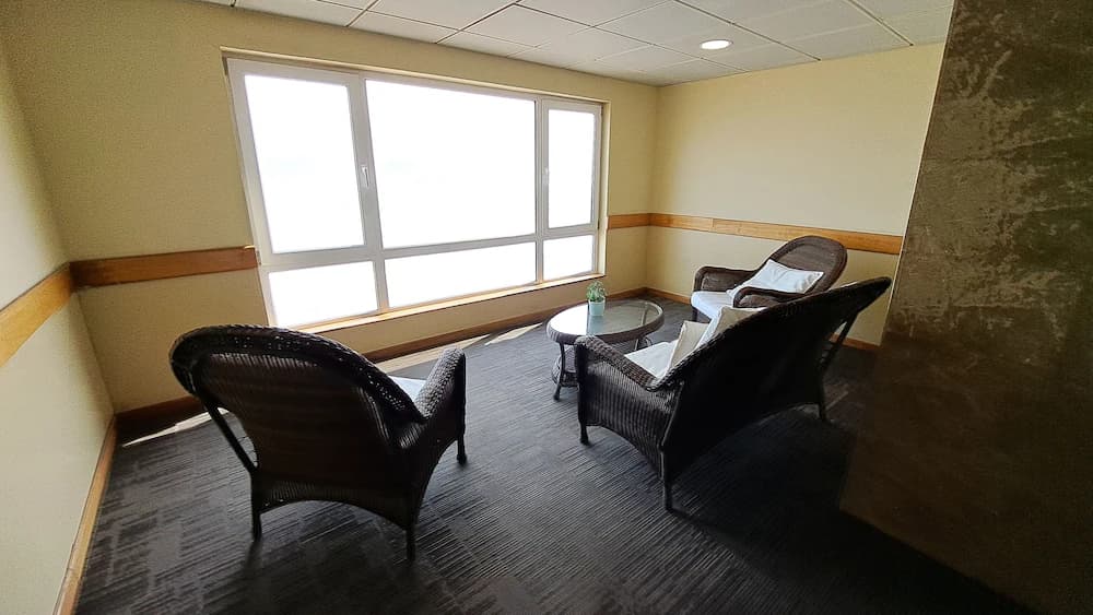 Lobby sitting area