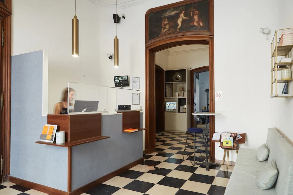 Interior entrance