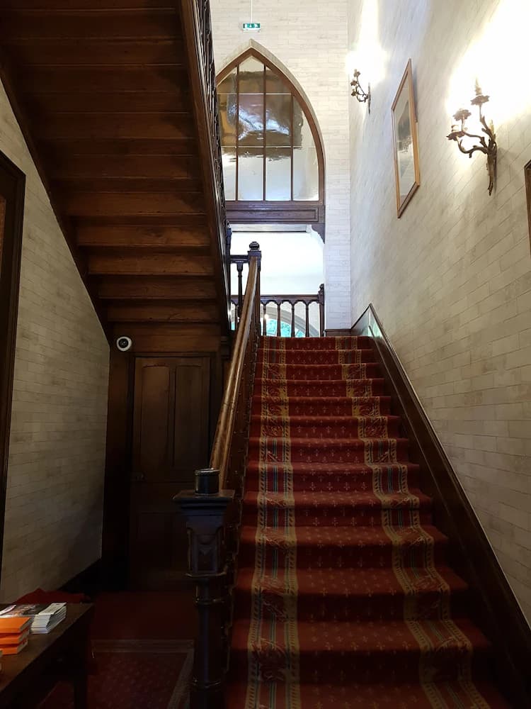 Interior entrance