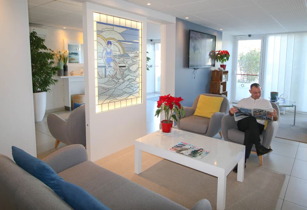 Lobby sitting area