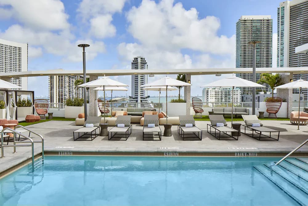 Rooftop pool