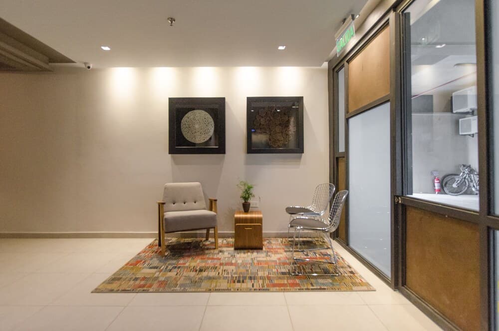 Lobby sitting area