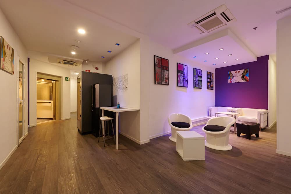 Lobby sitting area