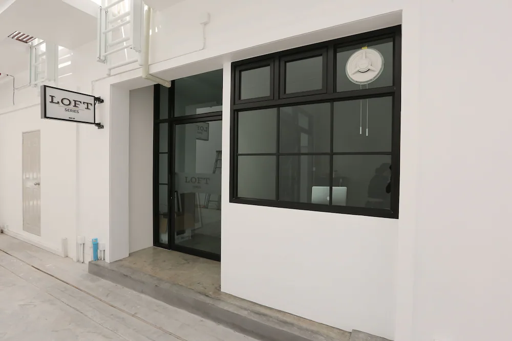 Interior entrance