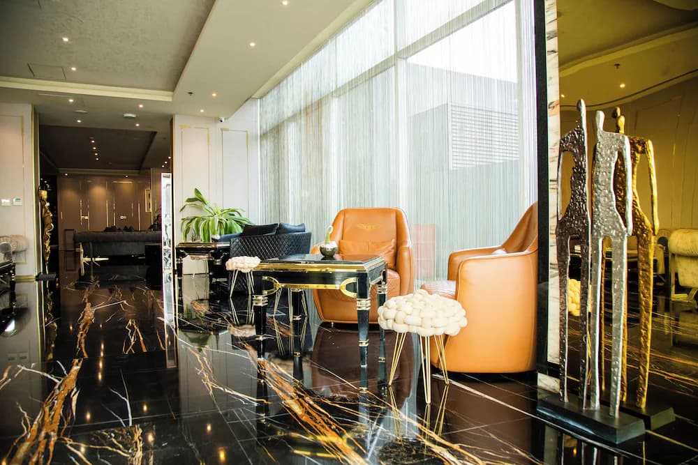 Lobby sitting area