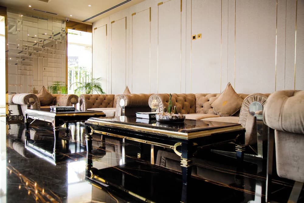 Lobby sitting area