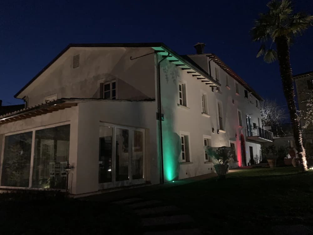 Front of property - evening/night