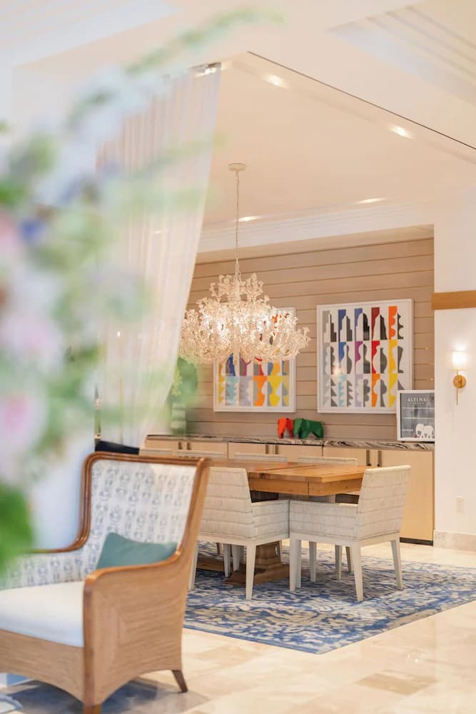 Lobby sitting area