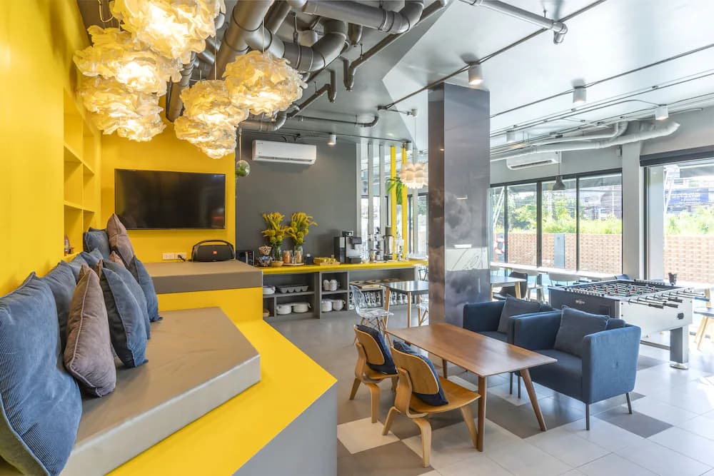 Lobby sitting area