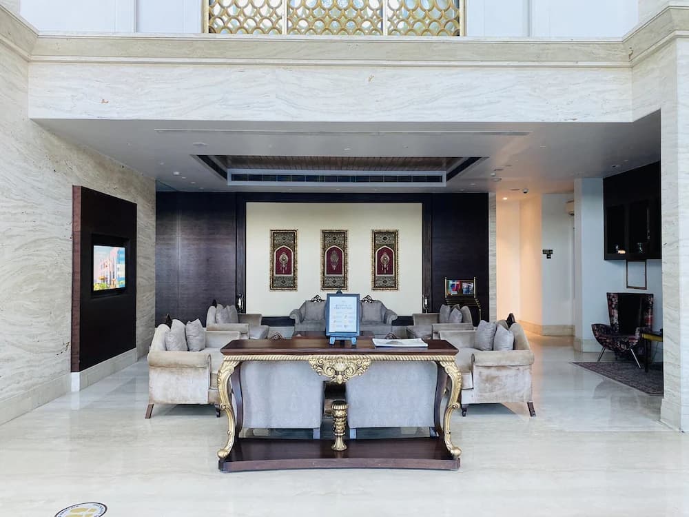 Lobby sitting area