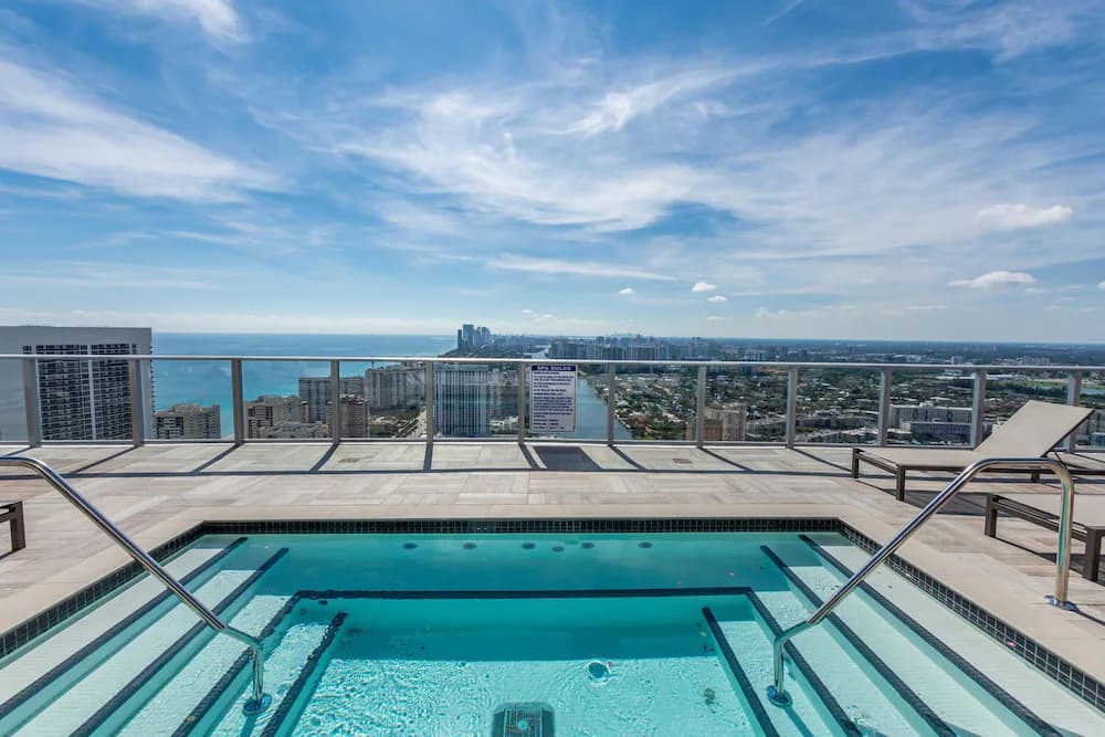 Rooftop pool