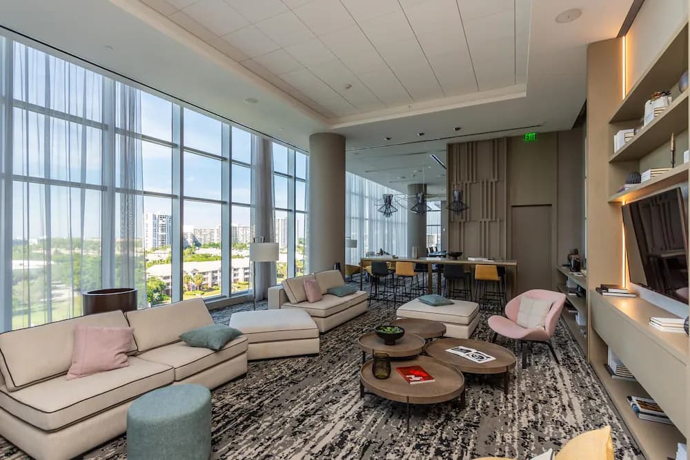 Lobby sitting area