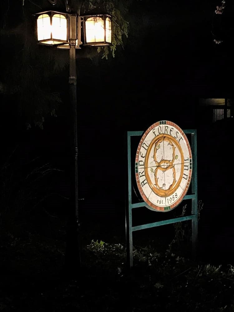 Front of property - evening/night
