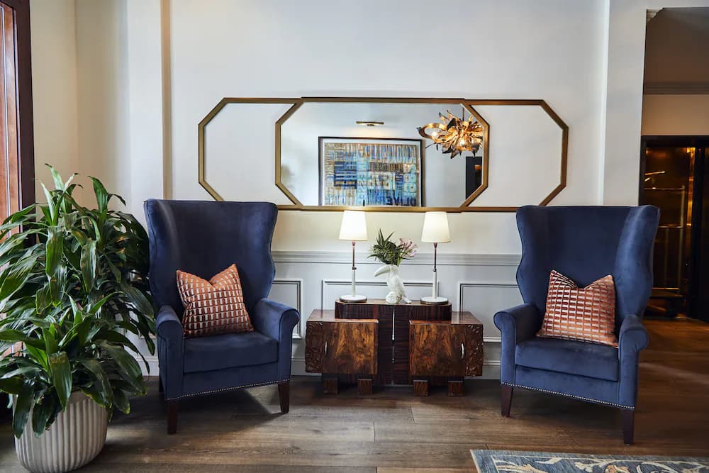 Lobby sitting area