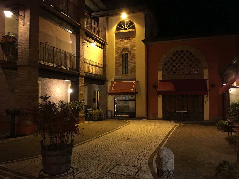 Front of property - evening/night