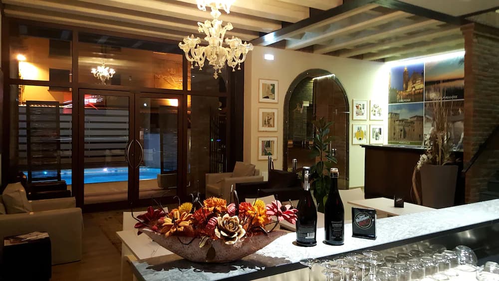 Interior entrance