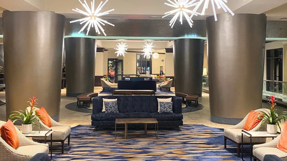 Lobby sitting area