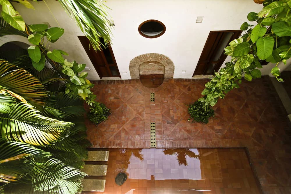 Interior entrance