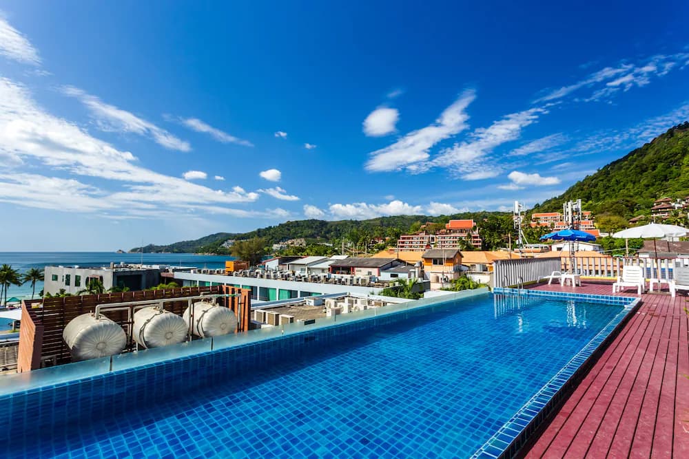 Rooftop pool