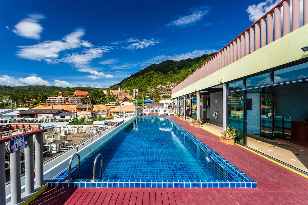 Rooftop pool