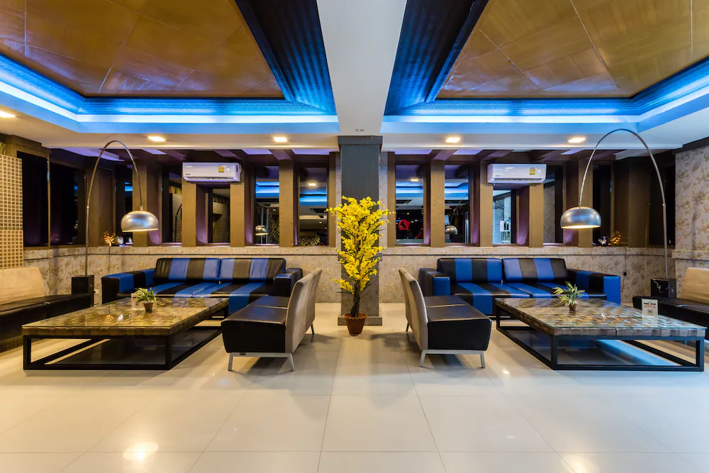 Lobby sitting area