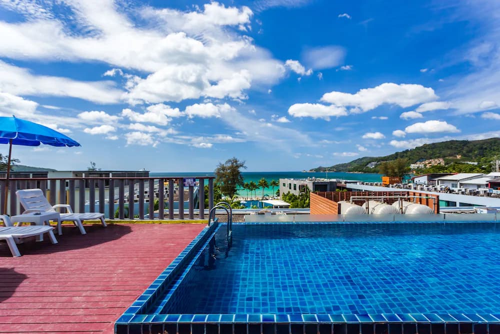 Rooftop pool