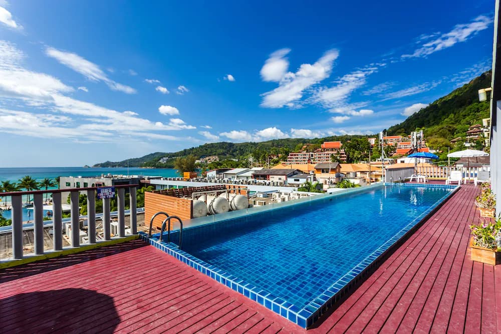Rooftop pool