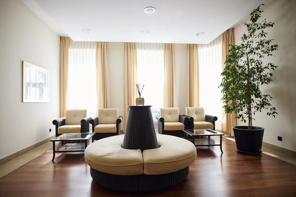 Lobby sitting area