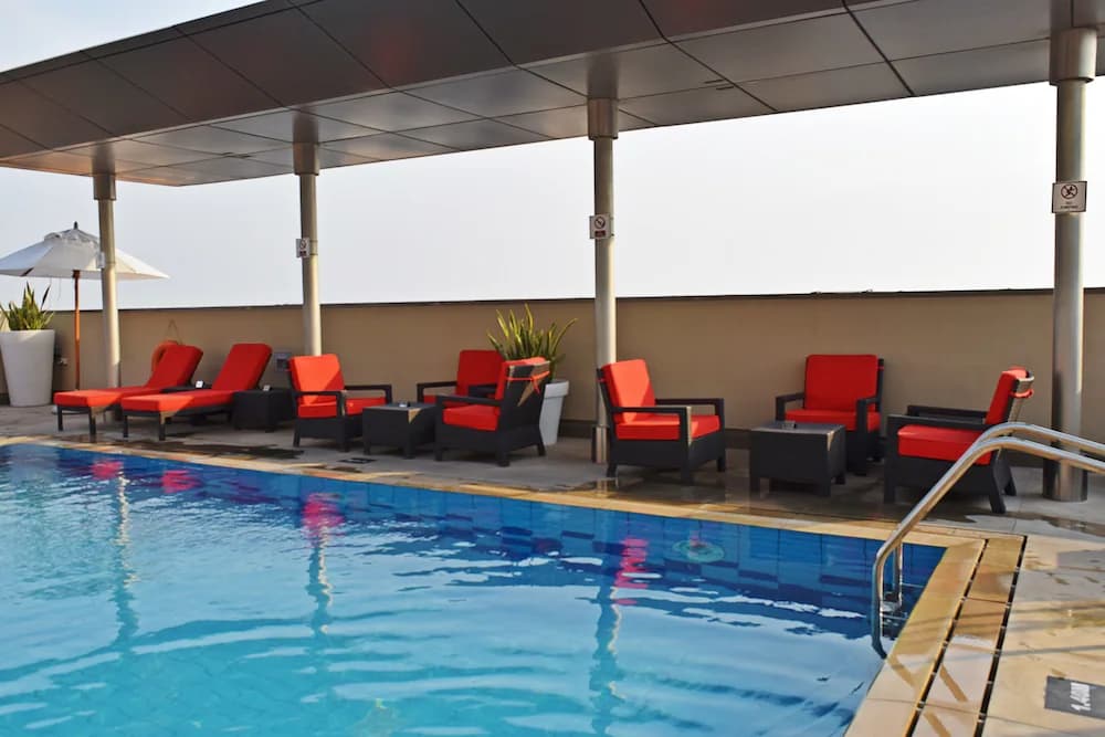 Rooftop pool