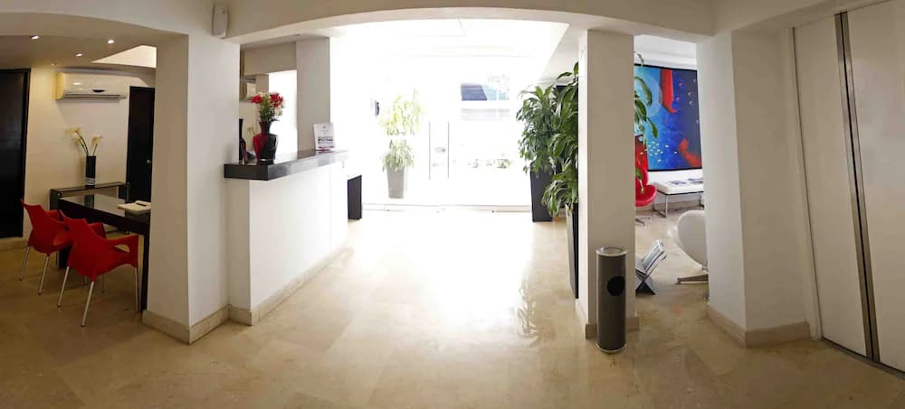 Interior entrance