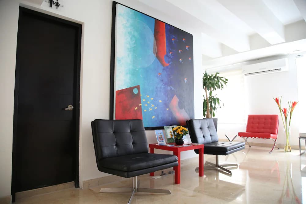 Lobby sitting area