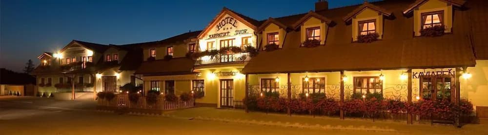 Front of property - evening/night