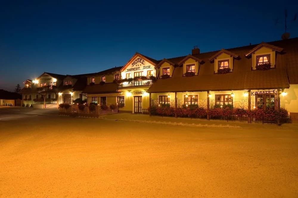 Front of property - evening/night