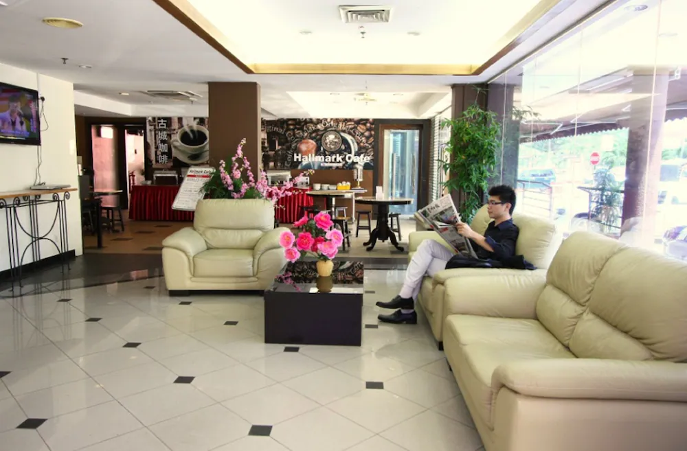Lobby sitting area
