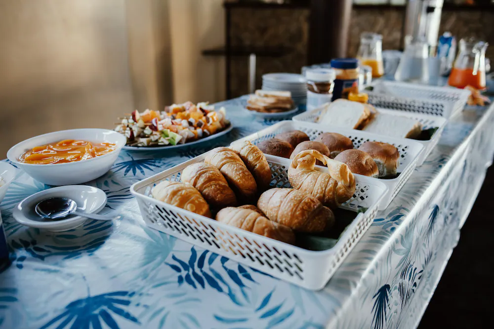 Breakfast buffet