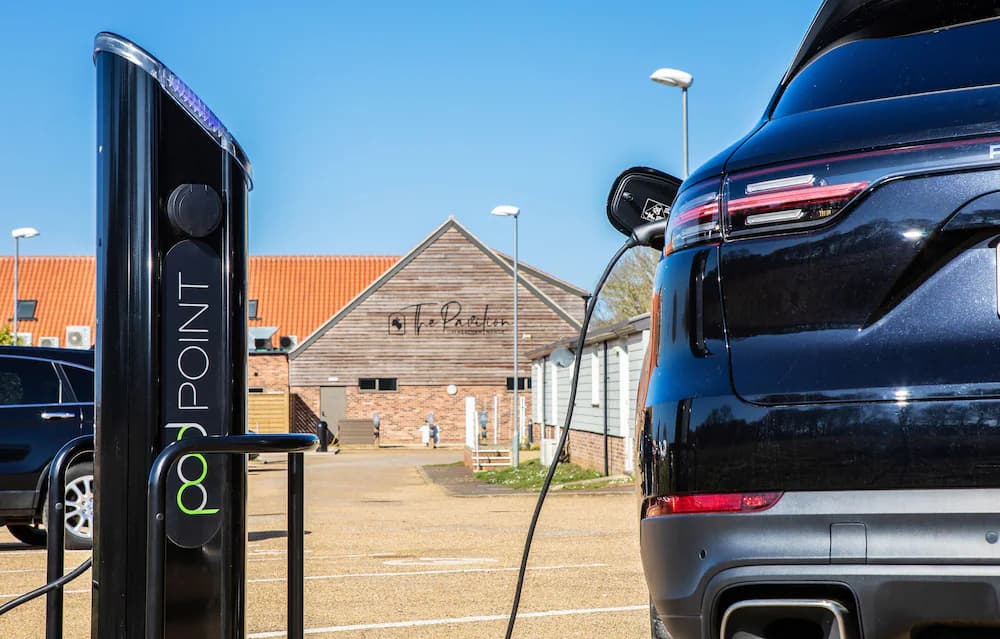 Electric vehicle charging station