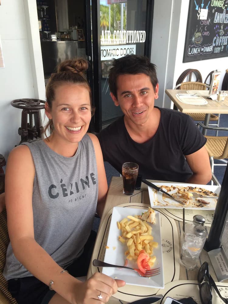 Couples dining