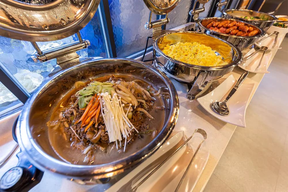 Breakfast buffet