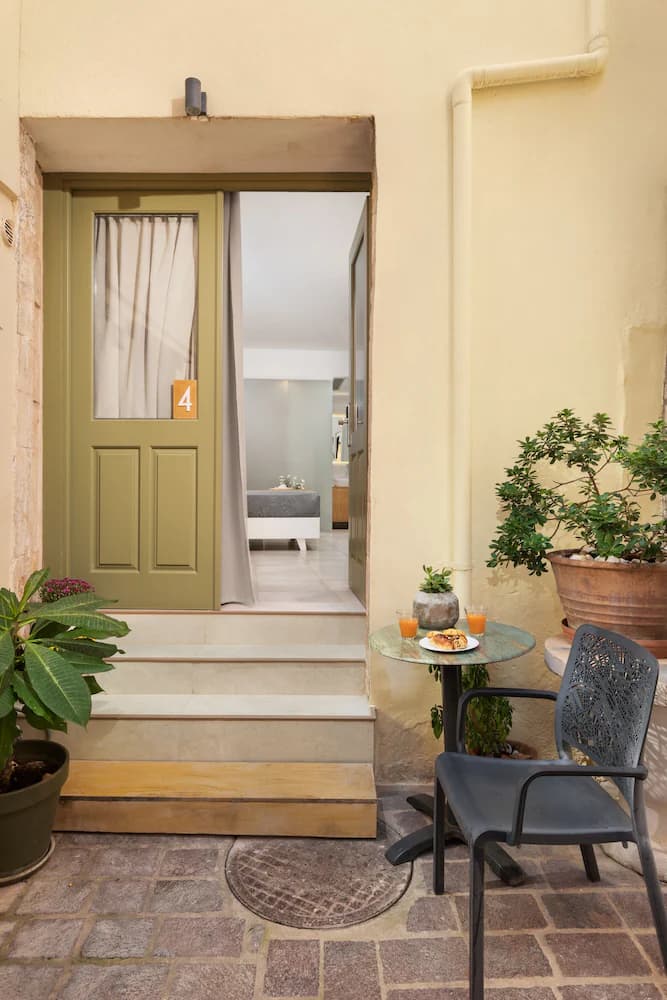 Interior entrance