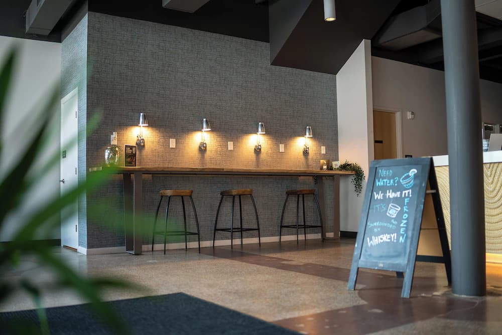 Lobby sitting area