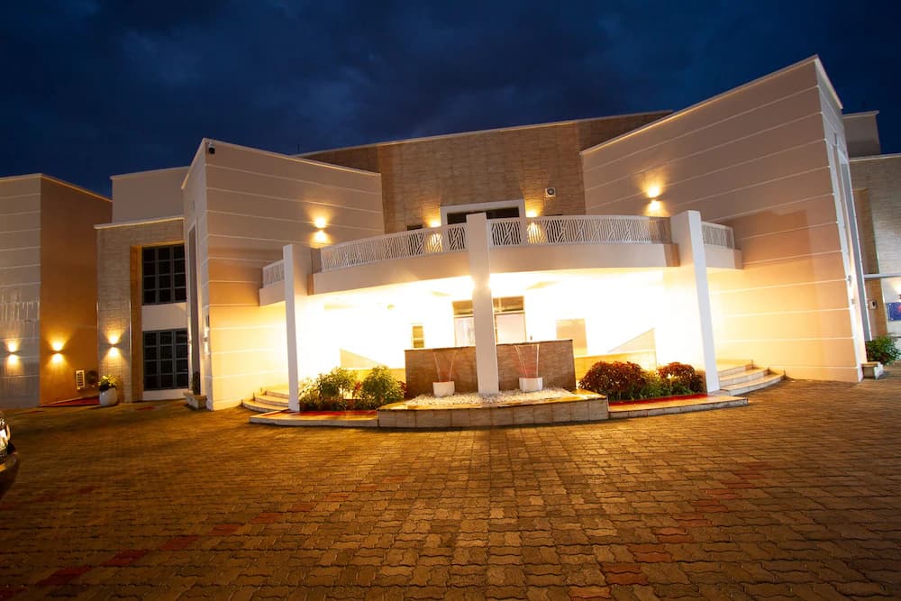 Front of property - evening/night