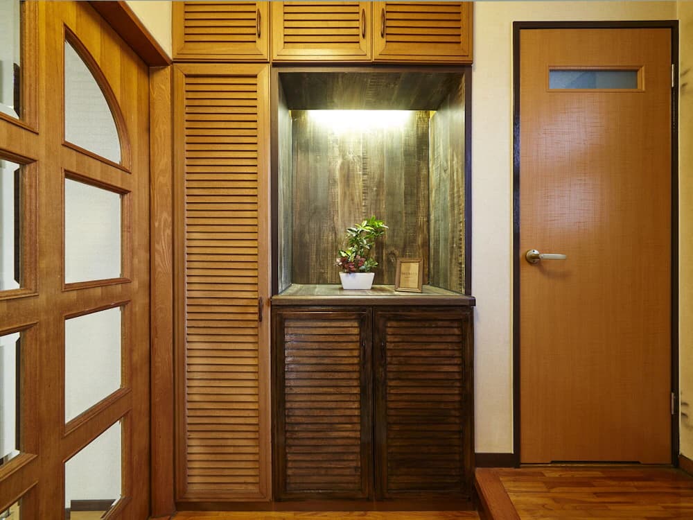 Interior entrance