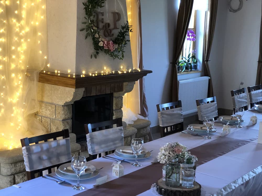 Indoor wedding