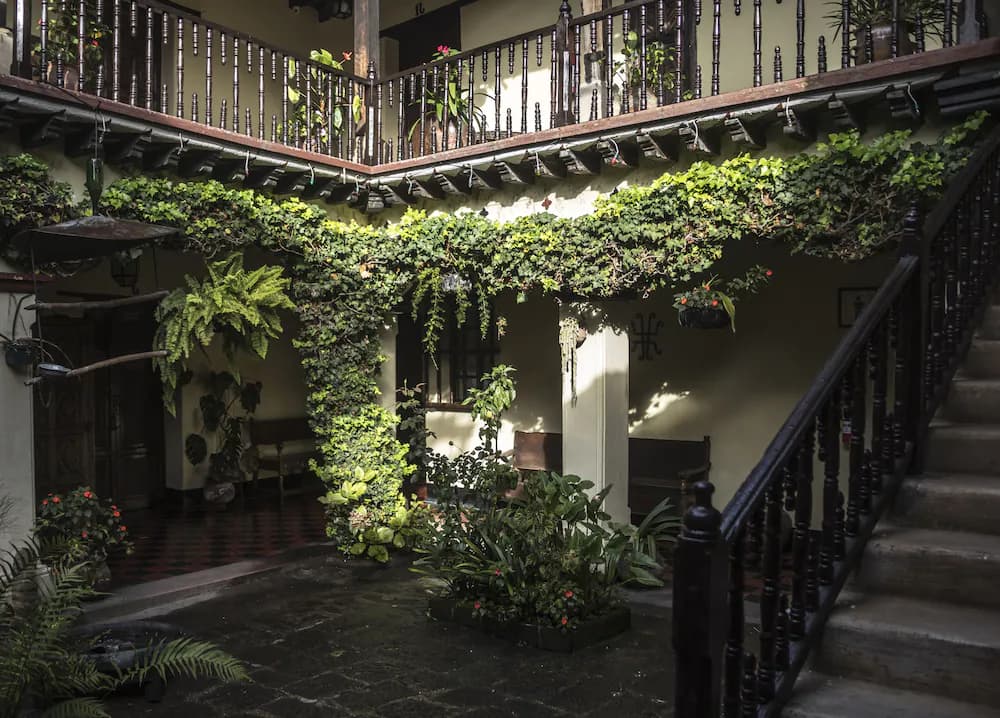 Interior entrance