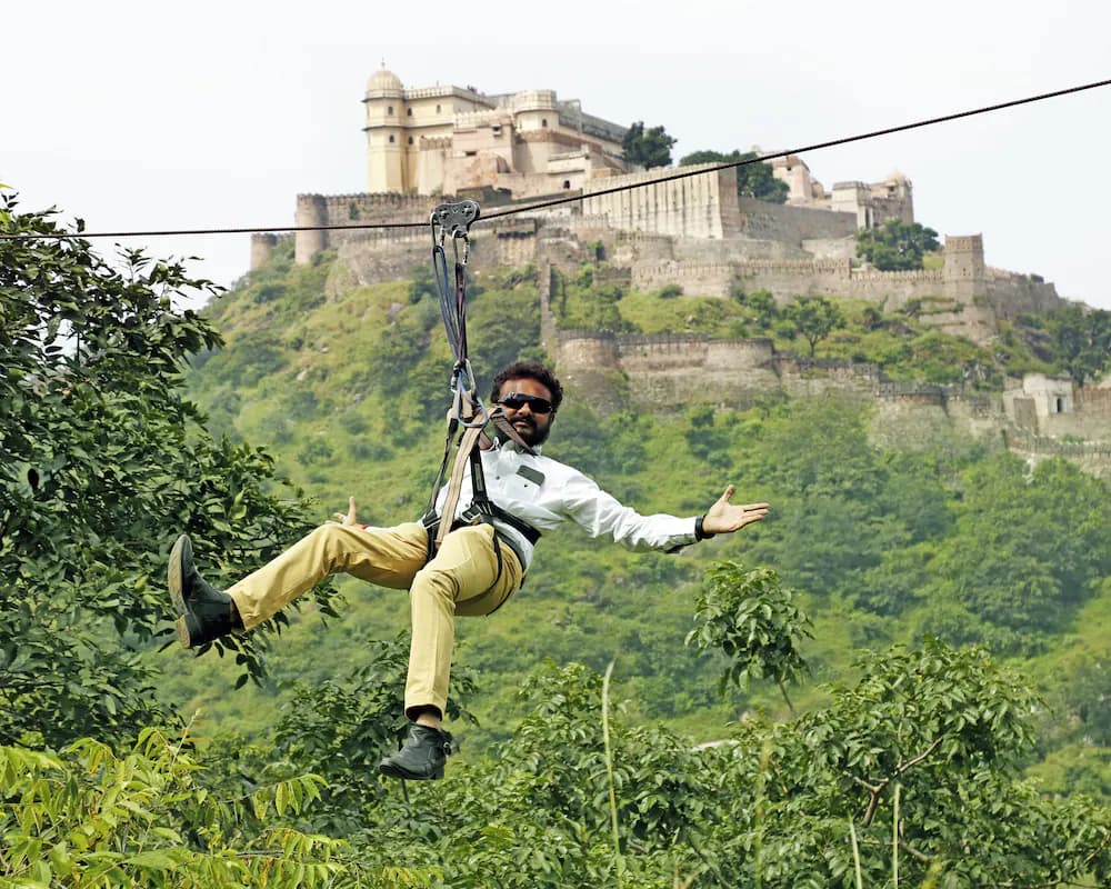 Ziplining