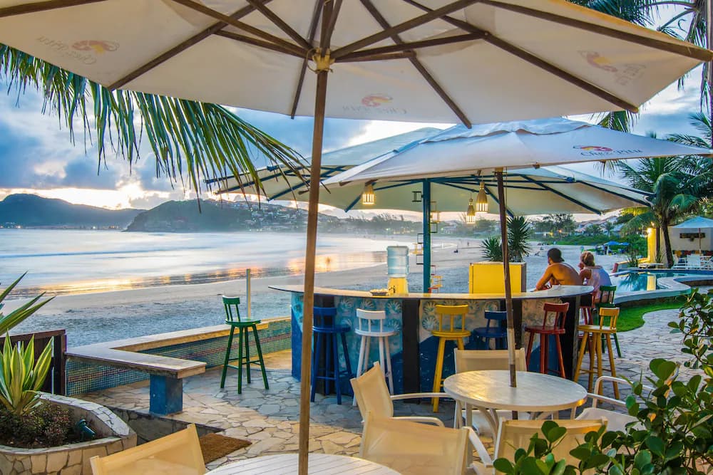 Poolside bar