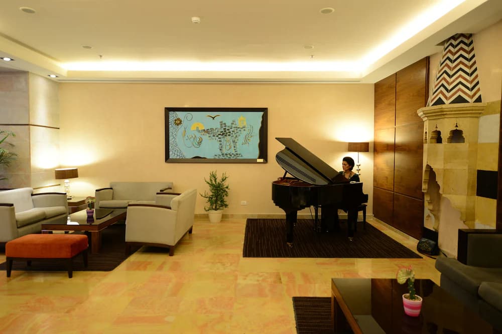 Lobby sitting area